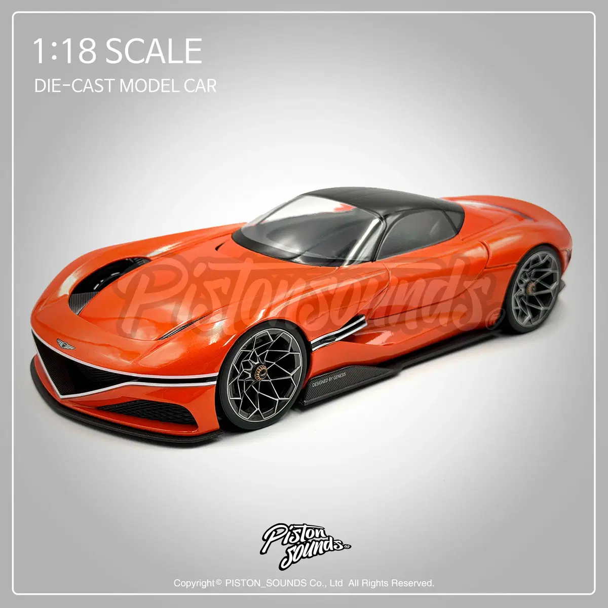 NOREV 노레브 1:18스케일 제네시스 X 그란베를리네타 VGT 마그마오렌지 제네시스모형