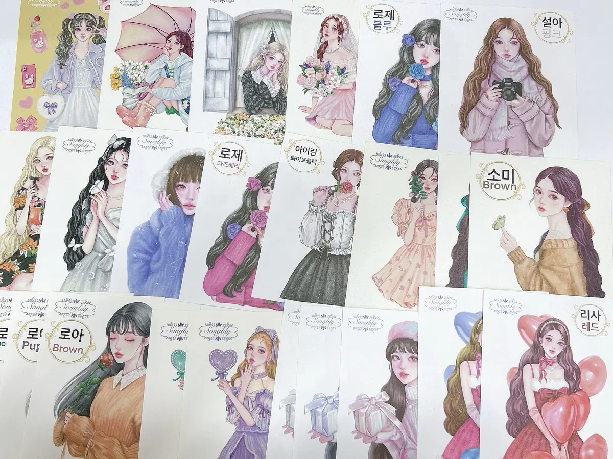 송블리 인스 43매 빈티지다꾸