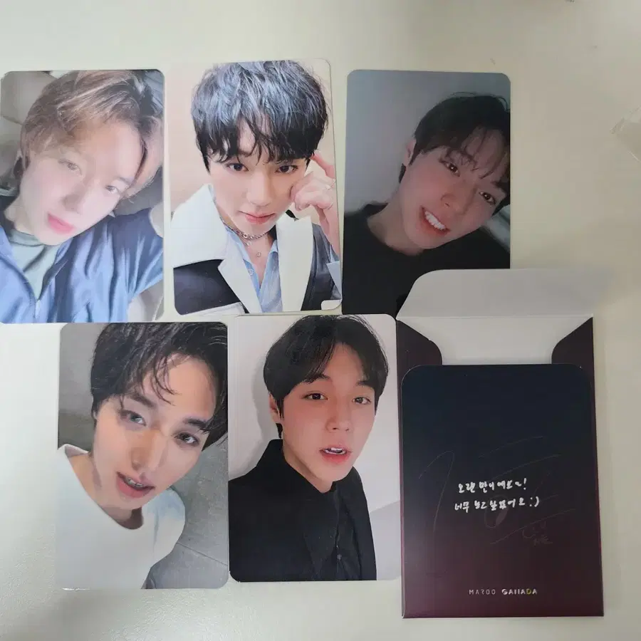 박지훈 태국팬미팅 포카세트