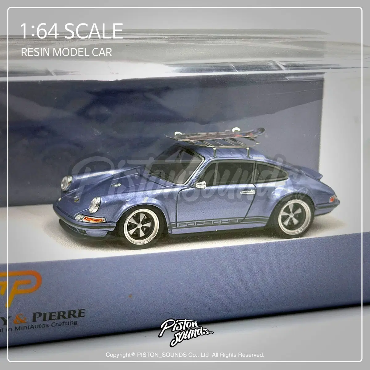 TIMOTHY&PIERRE 티모시앤피에르 1:64스케일 싱어 포르쉐 964 메탈릭퍼플
