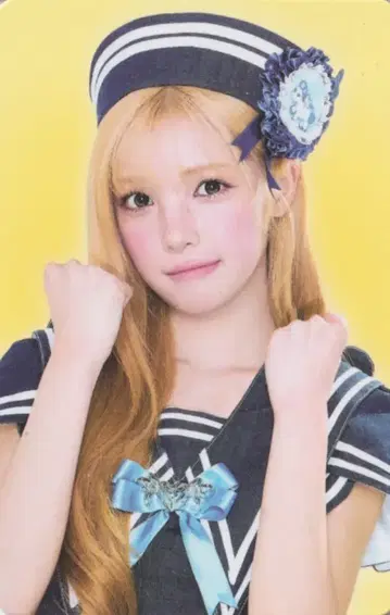 Hearts2Hearts 랜덤 트레이딩 카드 유하 레몬 탱 MD 컨셉