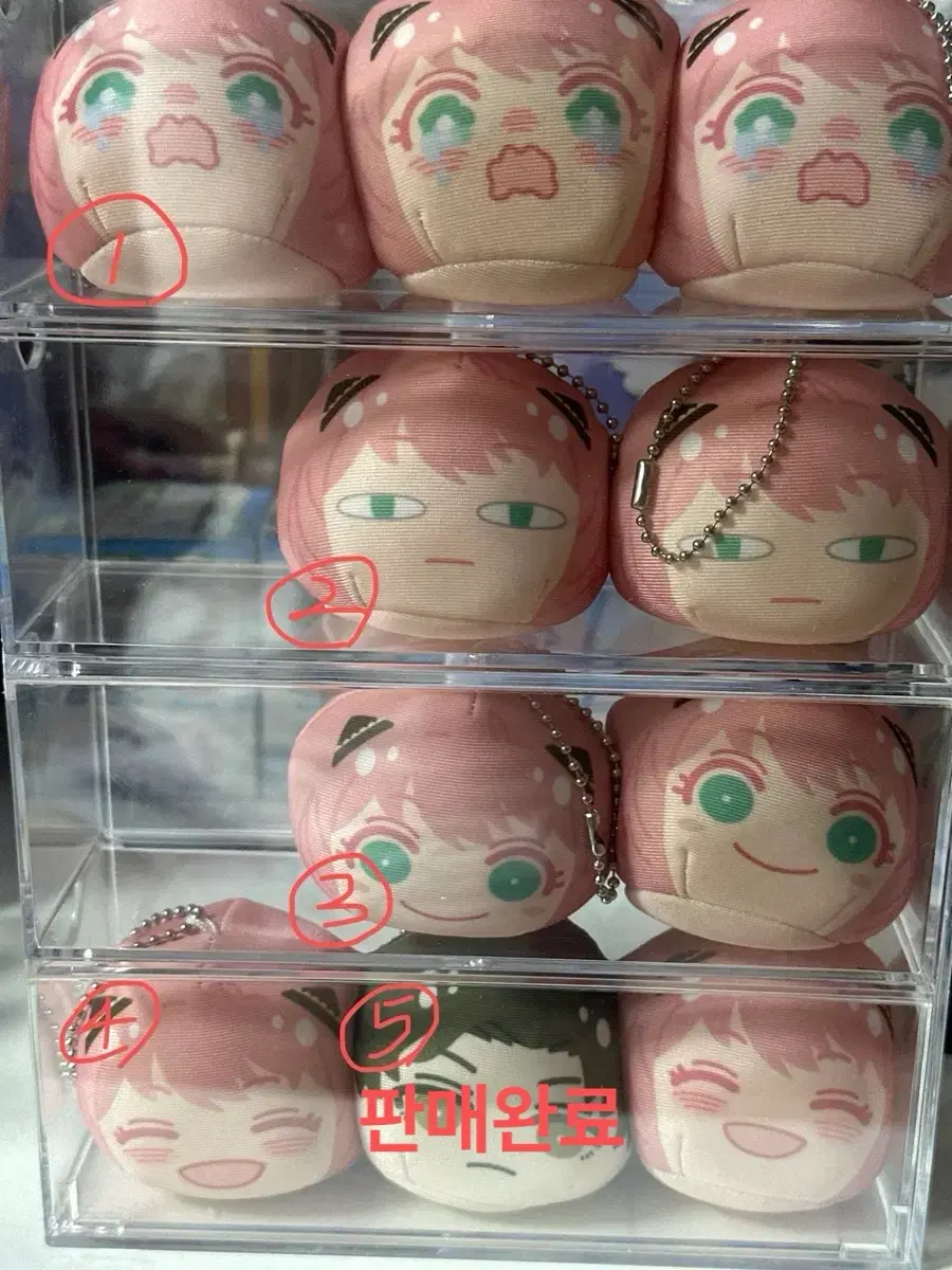 스파이 패밀리 아냐 니기니기 마스코트 만쥬