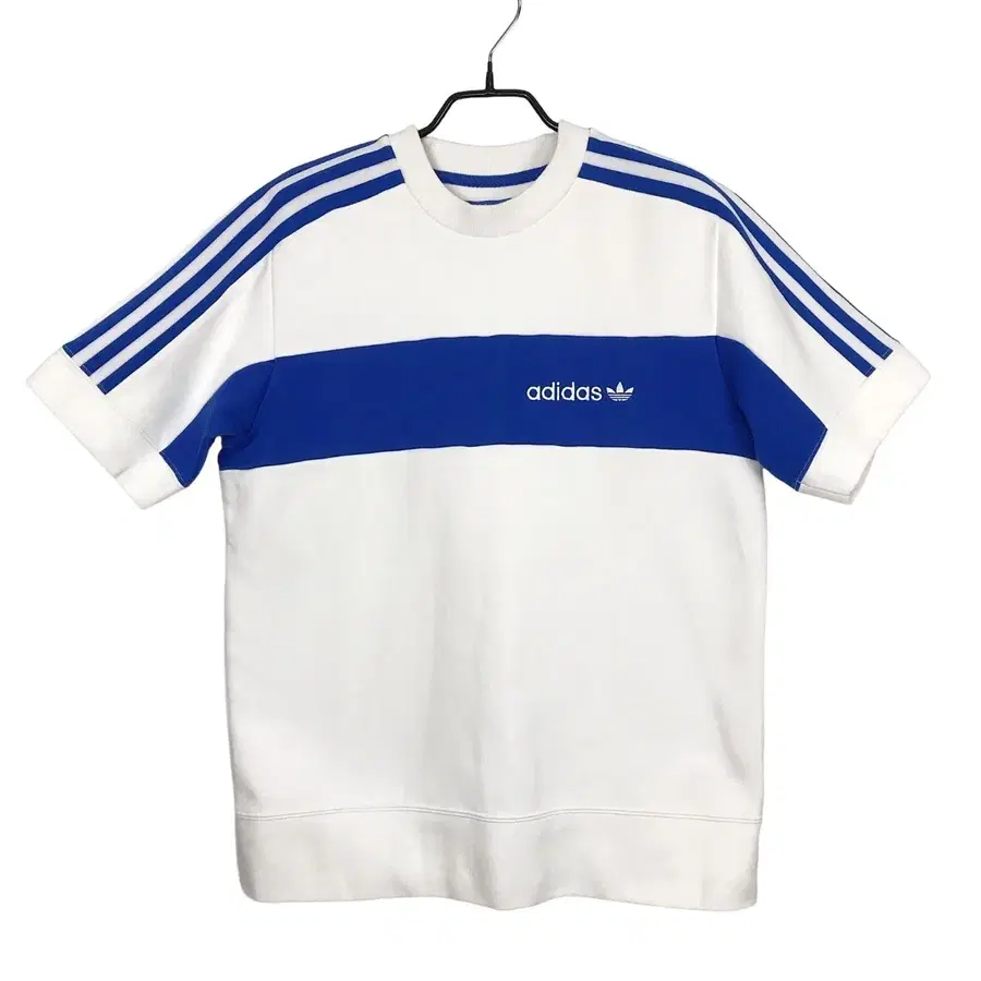 아디다스 ADIDAS 루즈핏 포카리 흰파 맨투맨 반팔 90