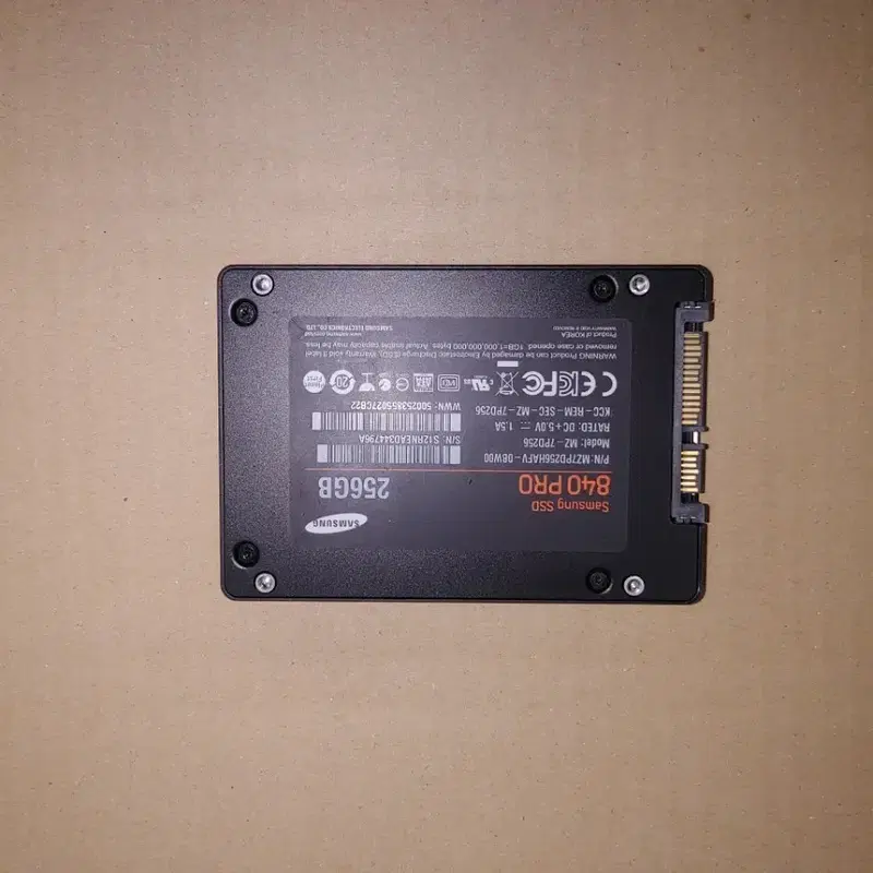 삼성 SSD 840 PRO 256GB