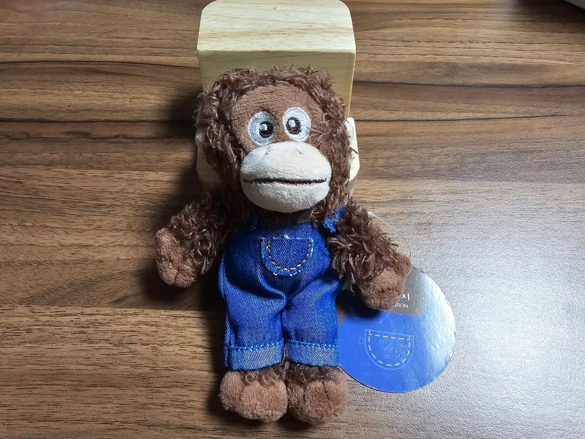 멜빵오랑이 인형 키링
