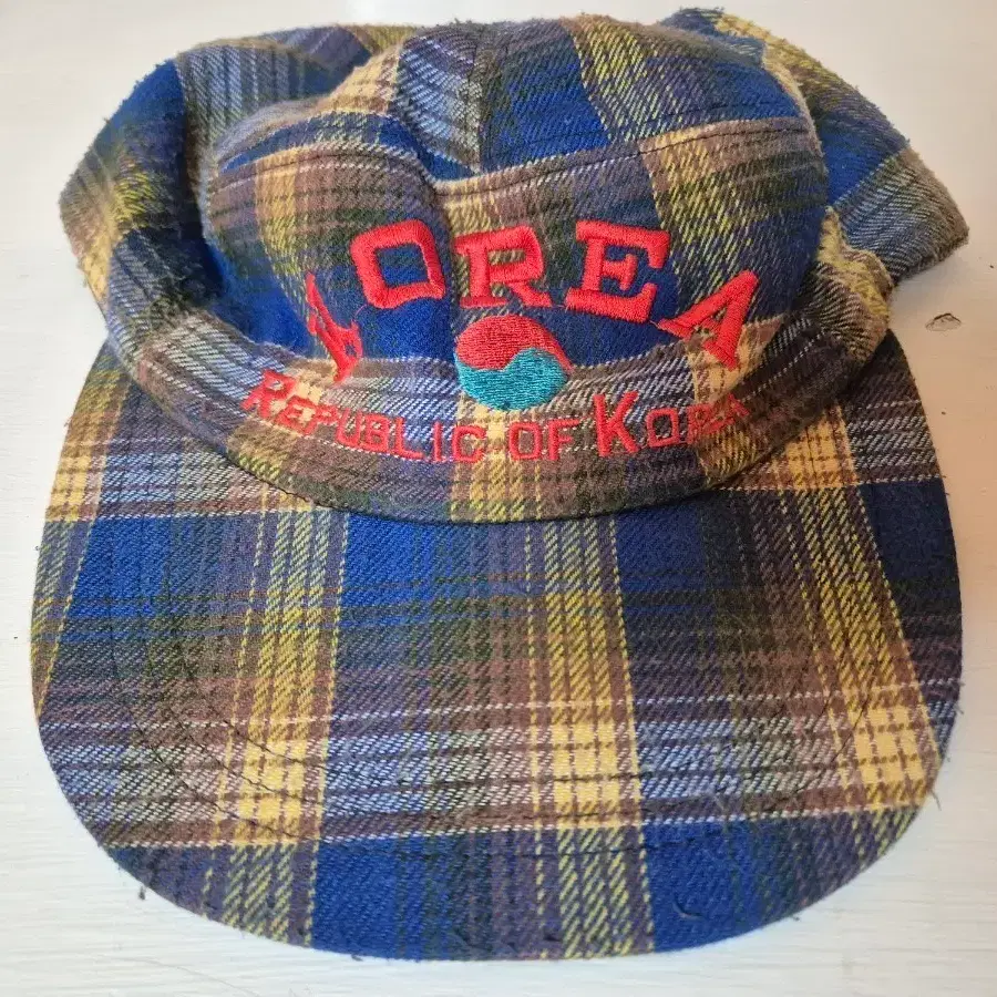 90s 한국 Korea 자수 빈티지 모자
