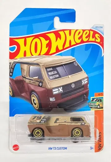 MATTEL HOTWHEELS HW VANS 4/5 HXR21 VW T3 CUSTOM 227/250