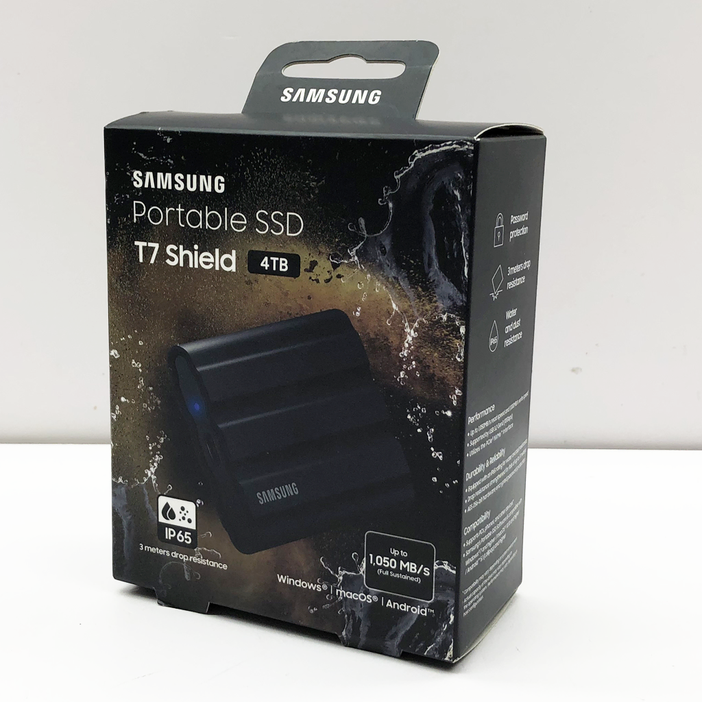 미개봉) 삼성전자 포터블 SSD T7 Shield (4TB)