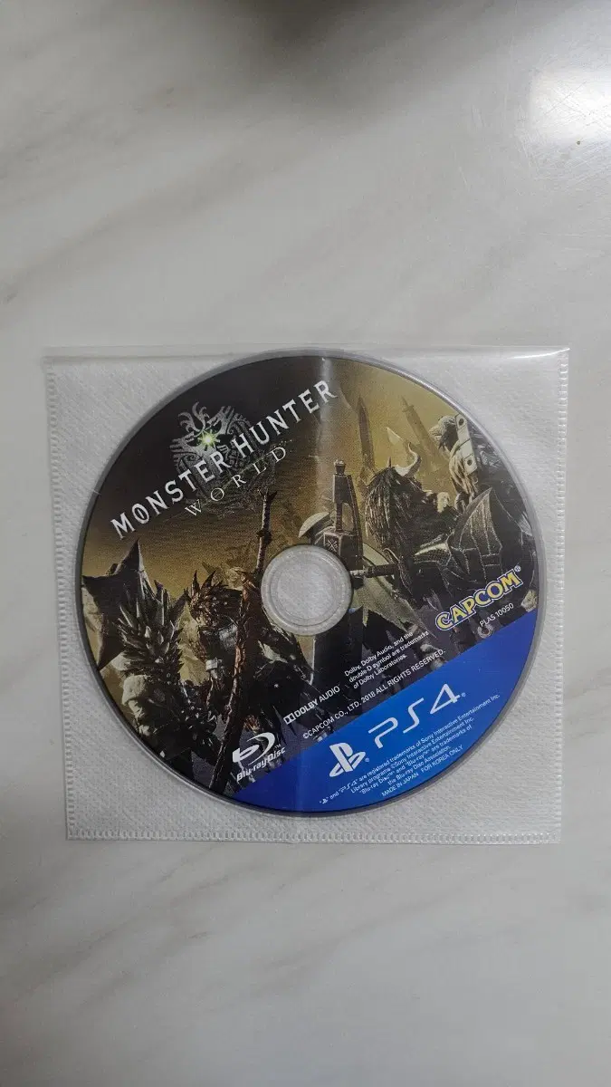 몬스터 헌터 월드 PS4 게임 타이틀 한글지원 알씨디