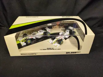 Paul's Model Art 1/43 MINICHAMPS BRAWN GP 1-2 FINISH AUSTRALIAN GP 2009 92223