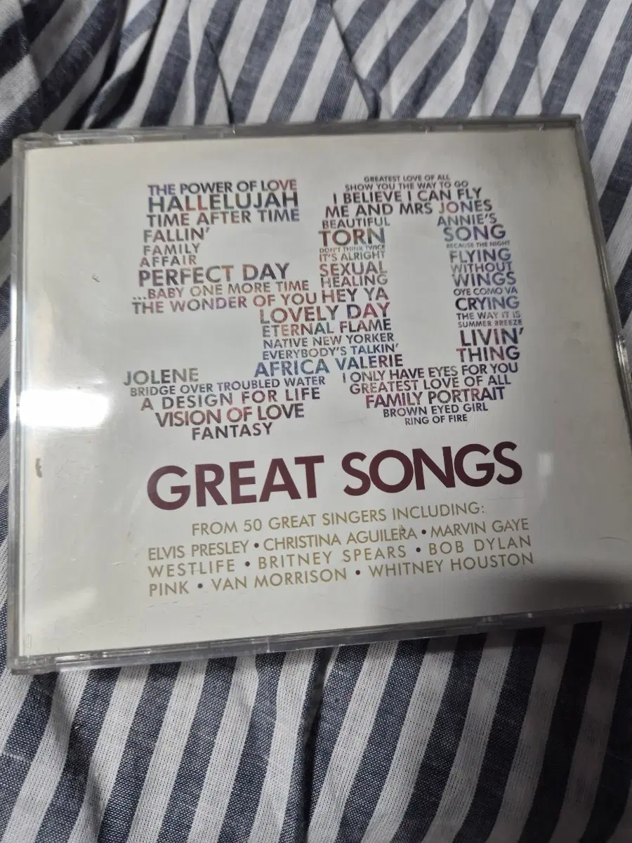 GREAT SONGS CD 50명 아티스트 수록 앨범