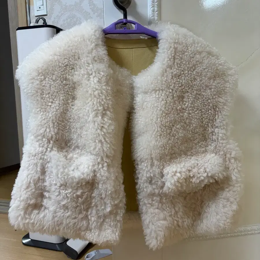 리얼 양털 베스트