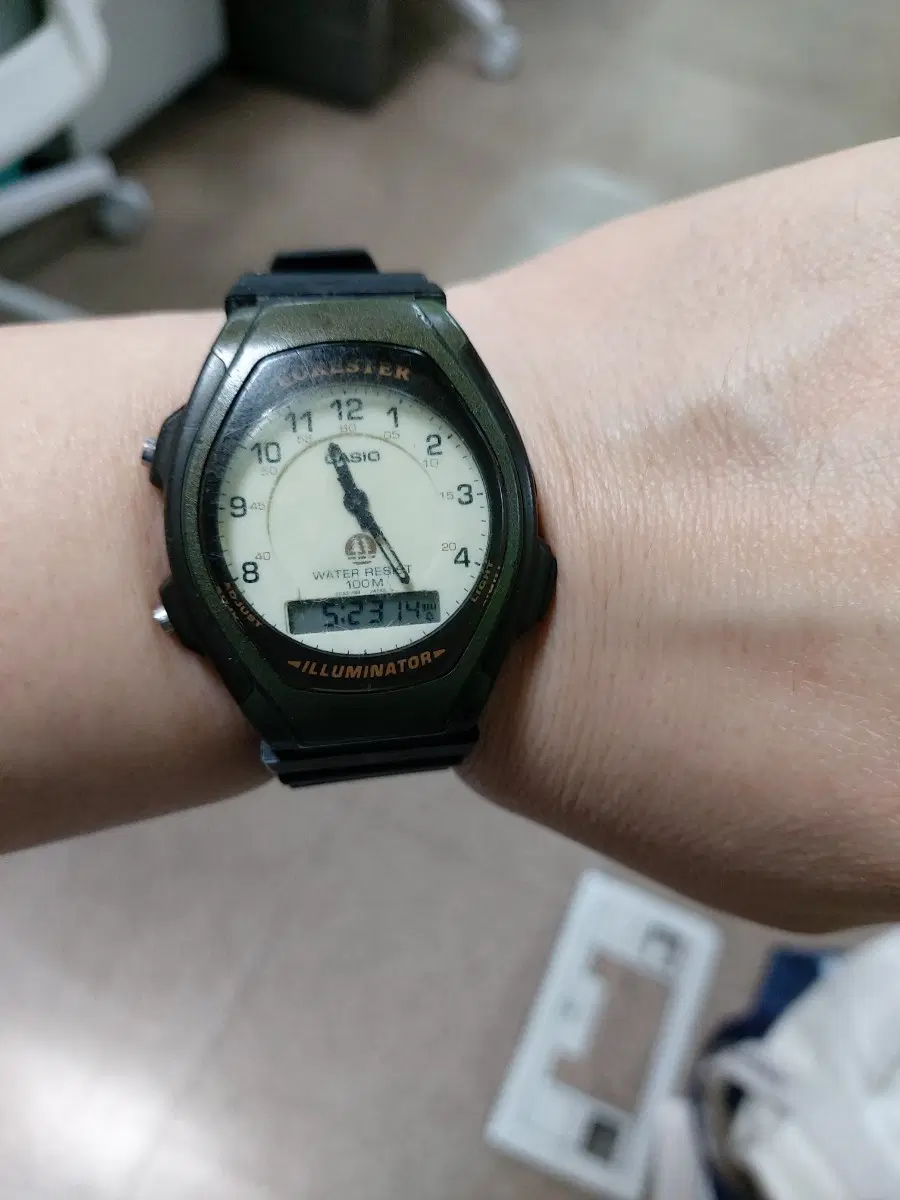 카시오 알람 기능 시계