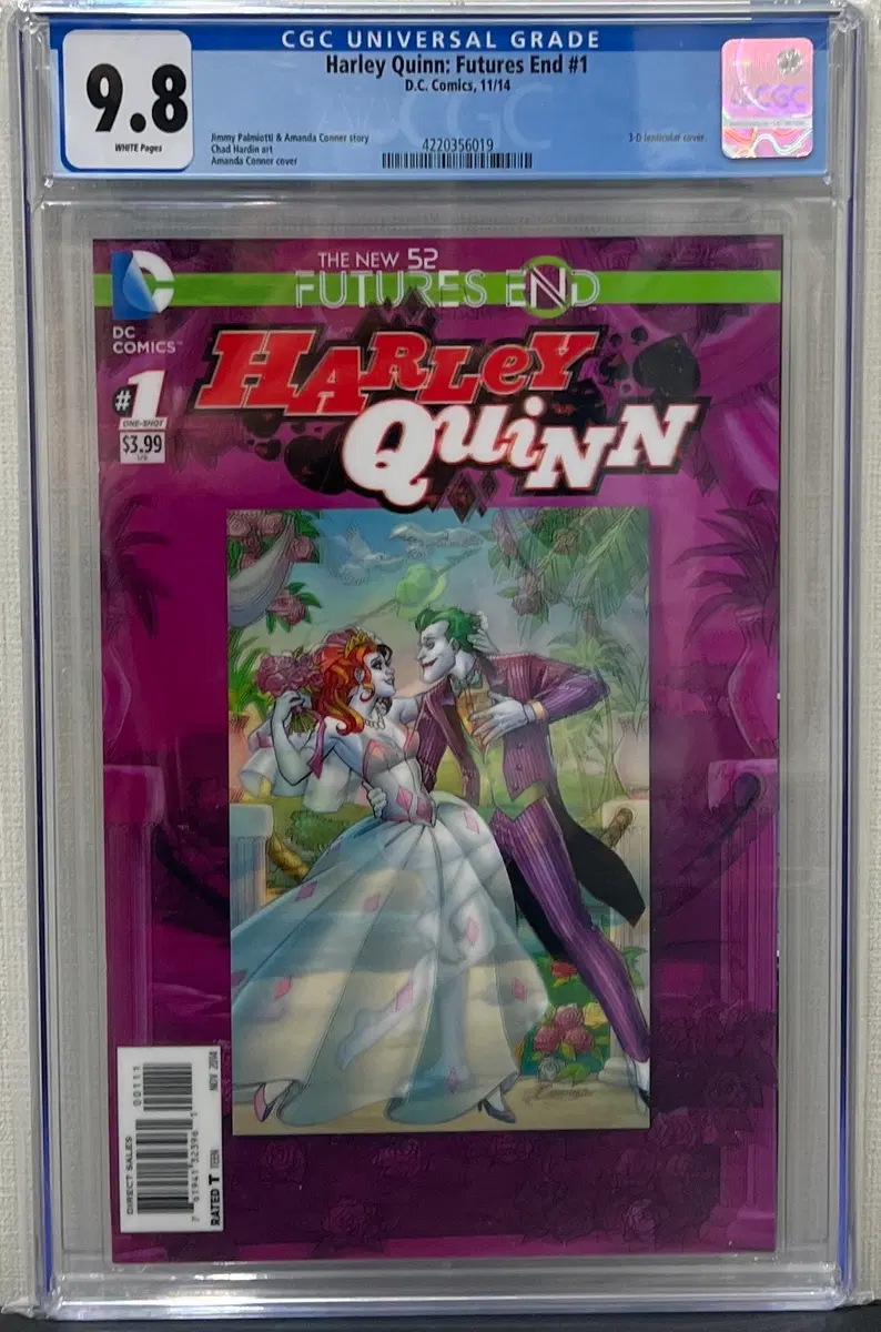 DC코믹스 할리퀸 퓨처스 엔드 #1 CGC 9.8