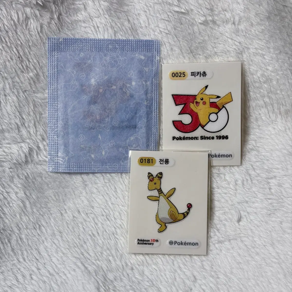 포켓몬 띠부씰 시즌5 30주년 피카츄 파이리 전룡
