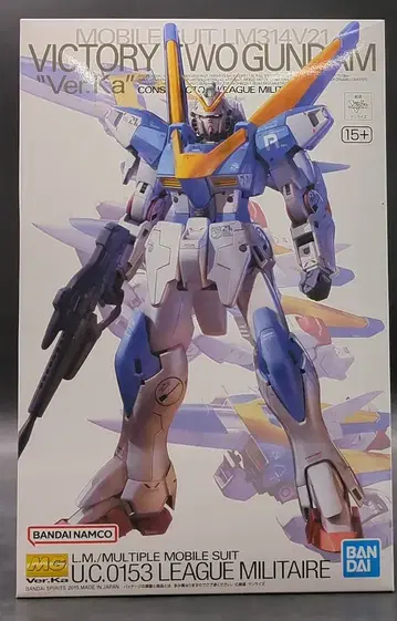BANDAI SPIRITS MG 1/100 반다이 스피리츠판 V2 건담 Ver.Ka 15+ 표기