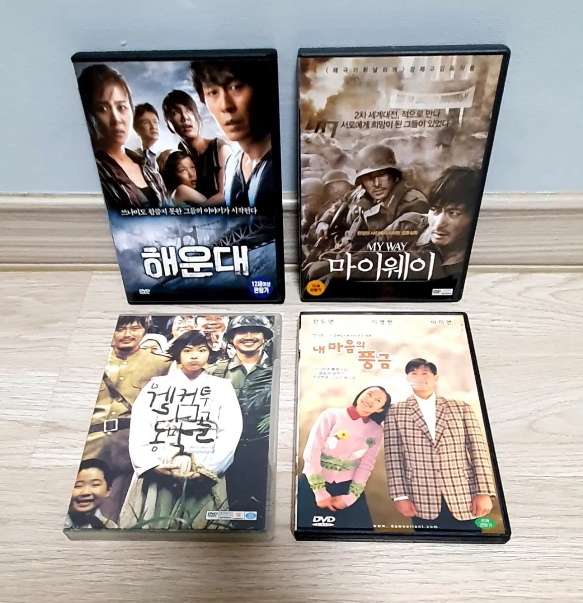 DVD ㅡ 한국영화 4편 (5 DVD) / 일관판매