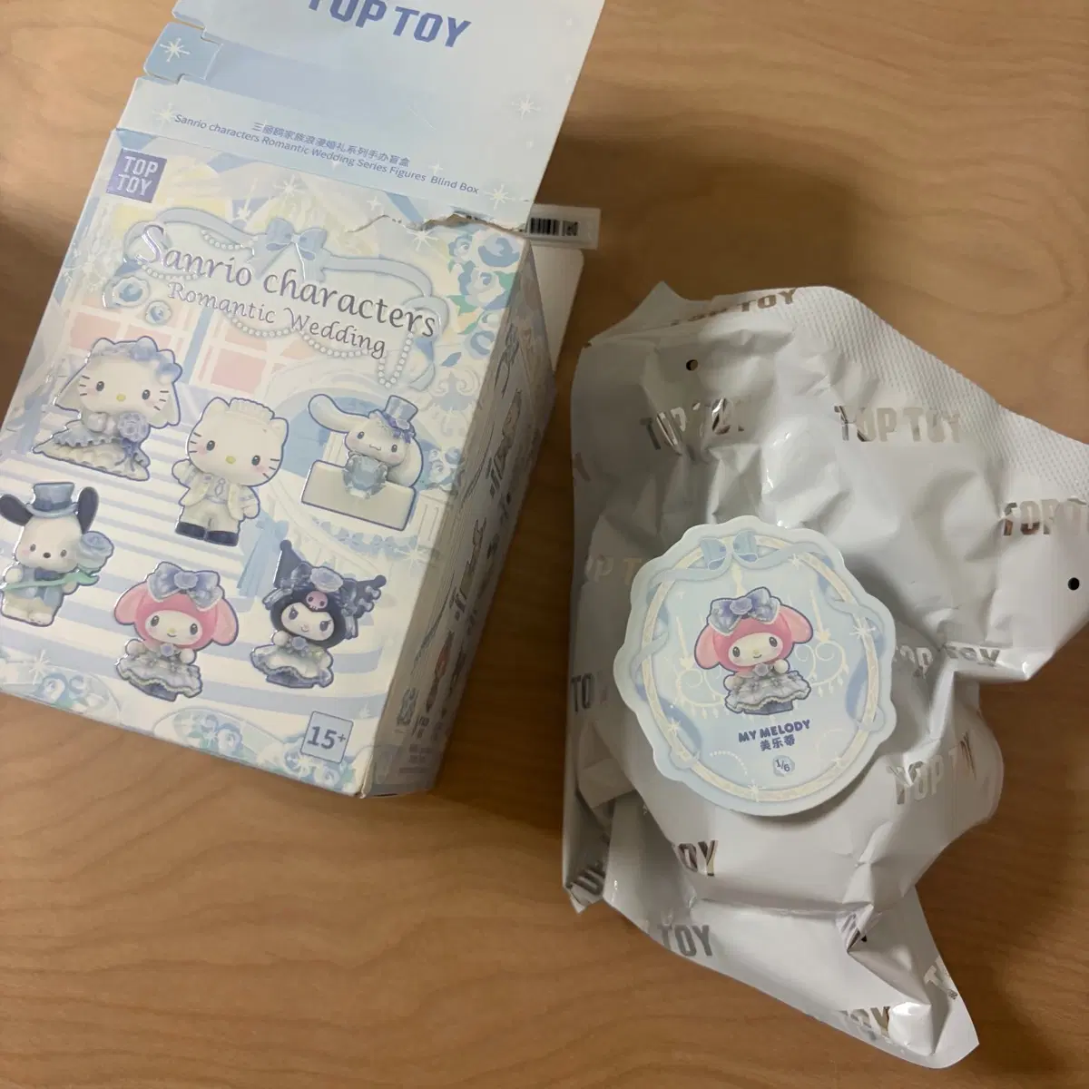 탑토이 산리오 캐릭터즈 로맨틱 웨딩 마이멜로디 피규어