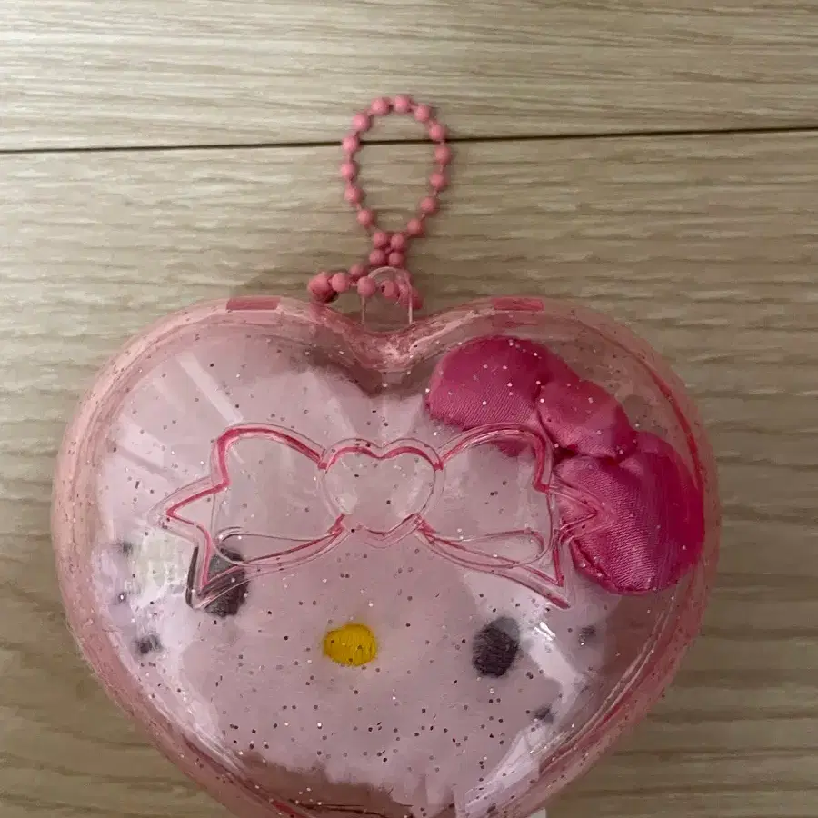 헬로키티 하트 인형 키링정품