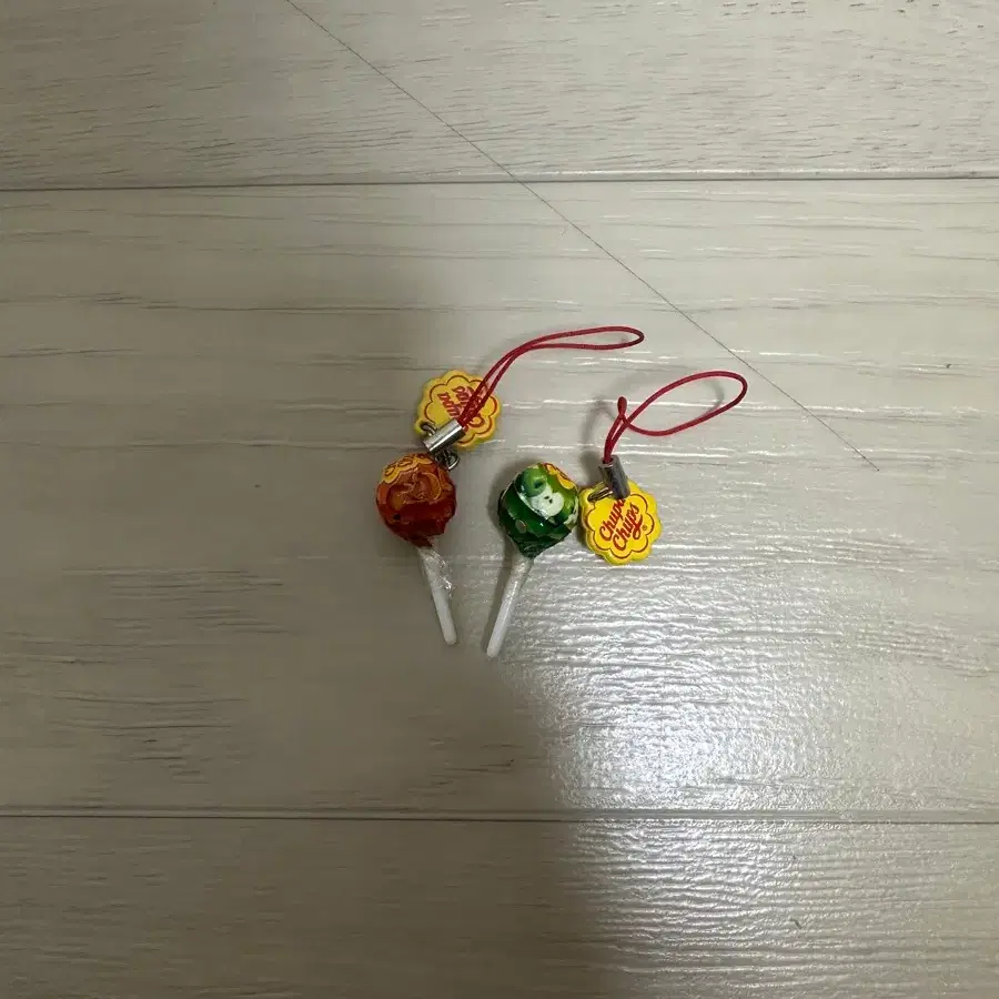 츄파춥스 Chupa Chups 미니어처 스트랩 휴대폰 고리