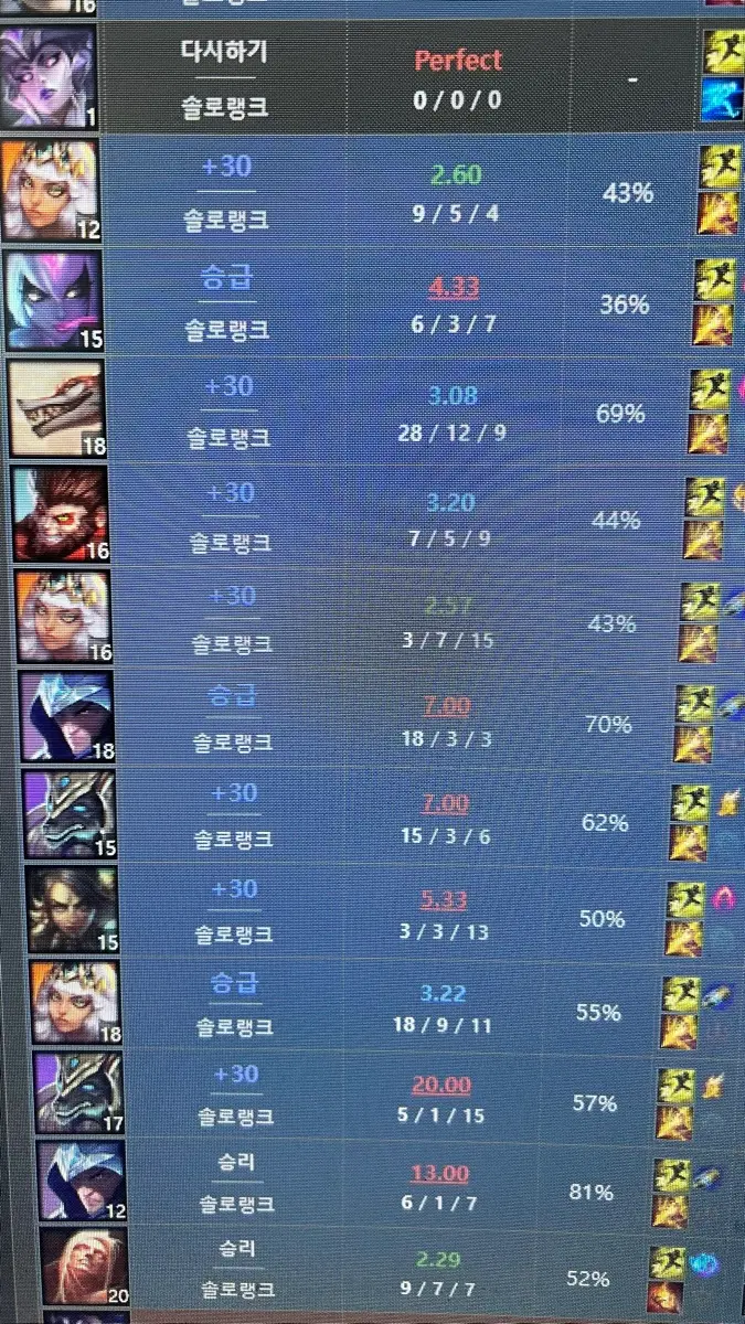 리그오브레전드 롤