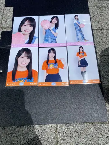노기자카46 브로마이드 후쿠오카 라이브t 컴프 카키 하루카 6종