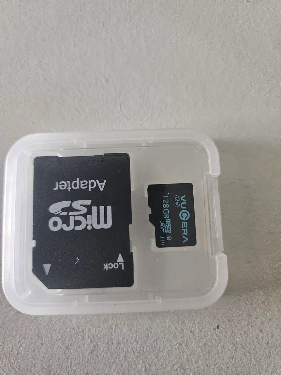 VuCoERA 마이크로 SD카드 128GB + 어댑터