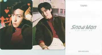 SnowMan 1st POP-UP 메구로 렌 포토 카드 팩 C