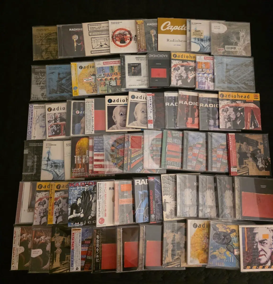 라디오헤드 CD/카세트/DVD/포스터 150개 일괄 판매