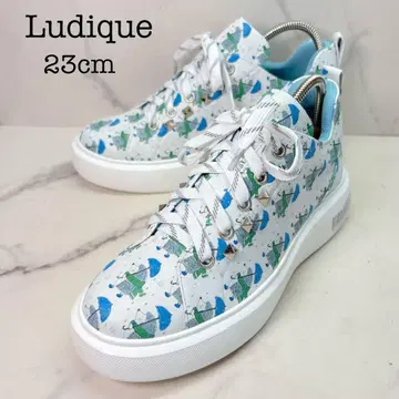[ 미사용급 ] Ludique 루디크 통굽 스니커즈 23cm 고슴도치 패턴