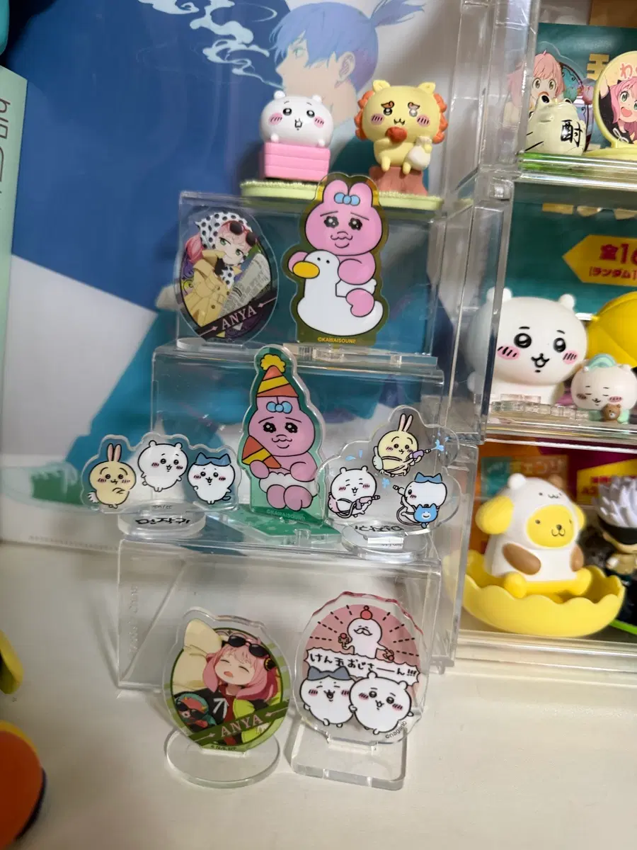 각종 가챠 / 오판츄우사기 치이카와 사자 스파이패밀리 하치와레 우사기
