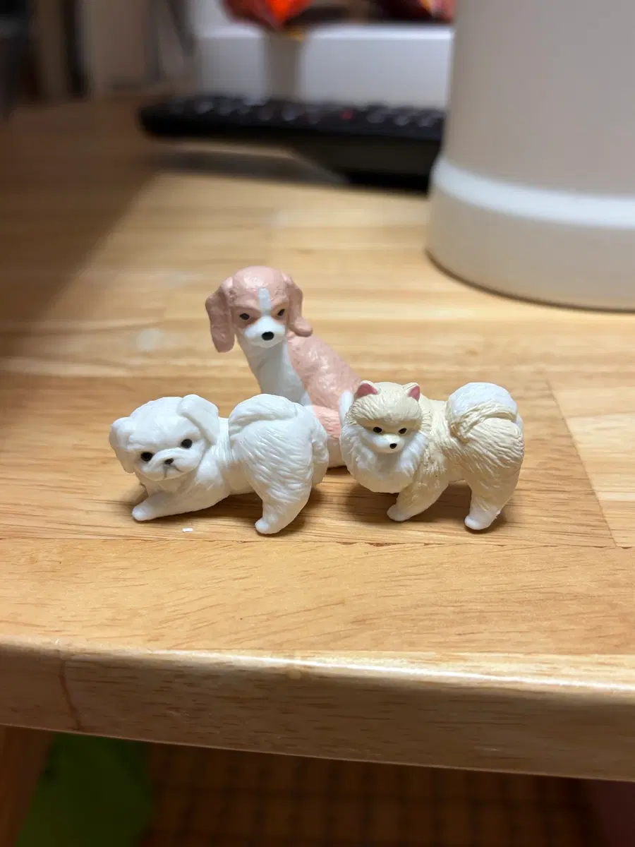일괄)강아지피규어 가챠