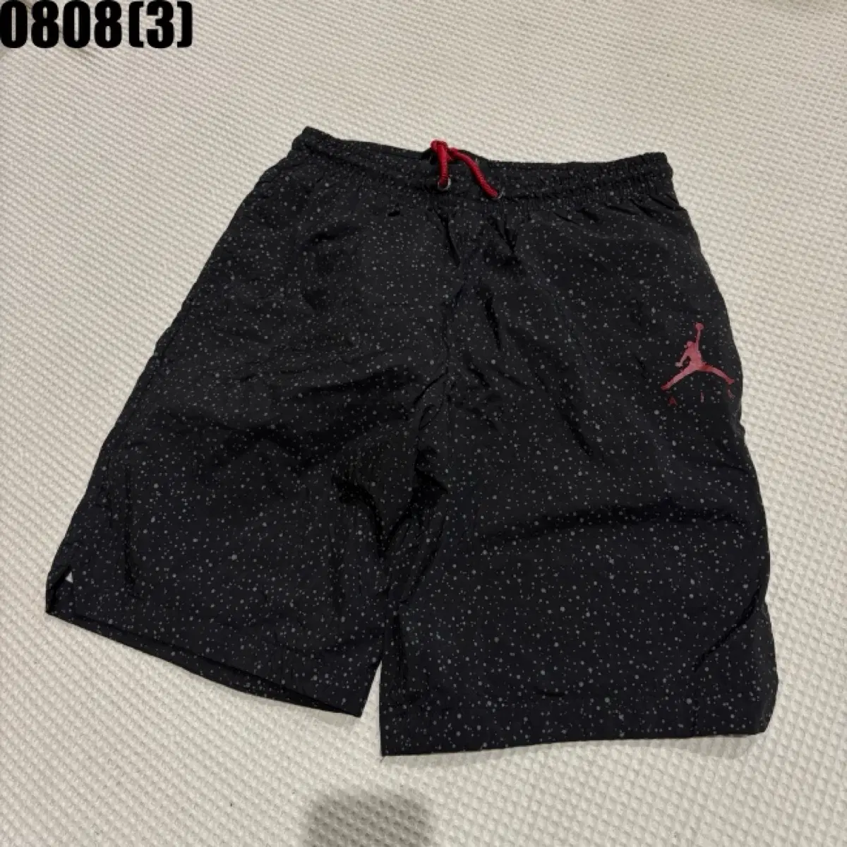 나이키 에어 조던 반바지 블랙 160/66 8/8