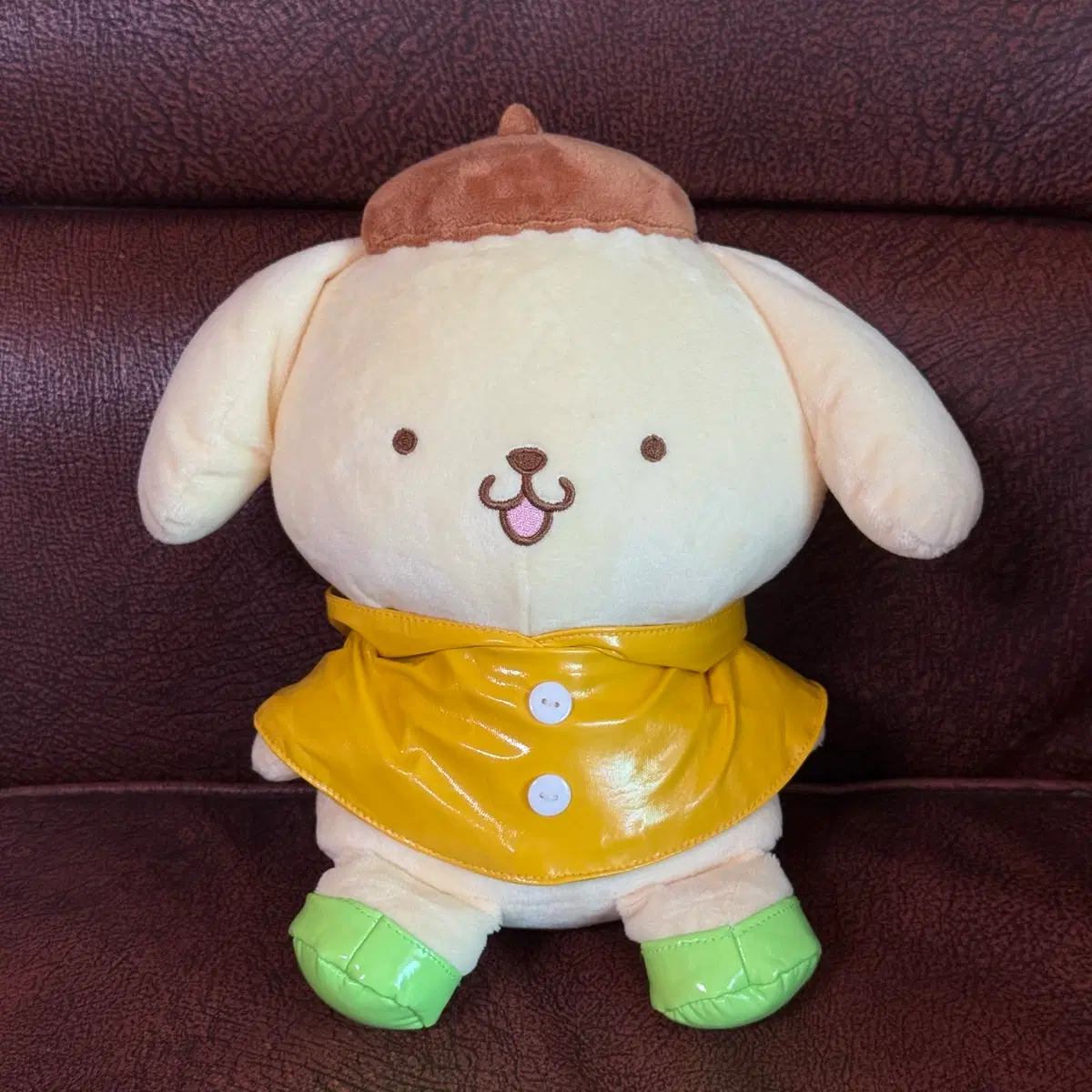 [정품] 산리오 폼폼푸린 우비 인형