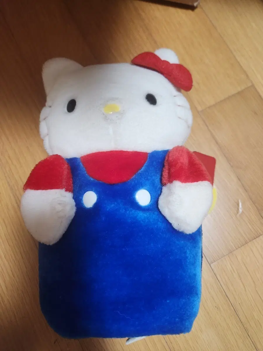 고전 키티 핸드퍼펫 인형