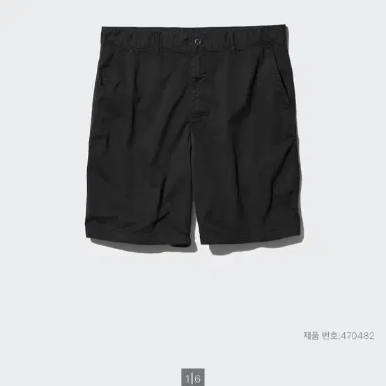 유니클로 치노 쇼트팬츠 xl 블랙 새제품