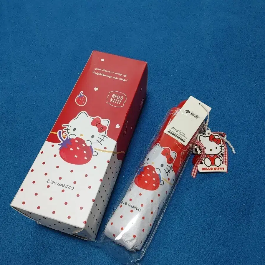 산리오 딸기 헬로키티 우양산