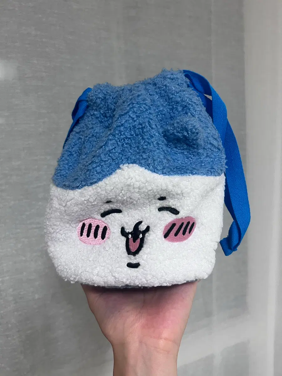 먼작귀 하치와레 조리개 파우치
