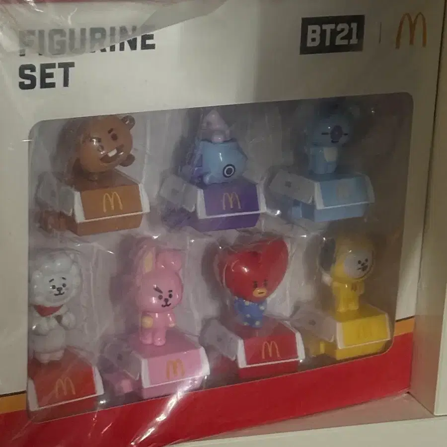 BTS BT21 x 맥도날드 한정판 컬렉터키트 7종 풀세트(미개봉)