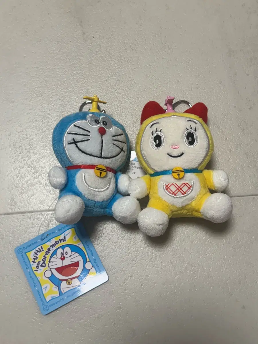 새상품) 도라에몽 도라미 대나무 헬리콥터 인형 키링 일괄