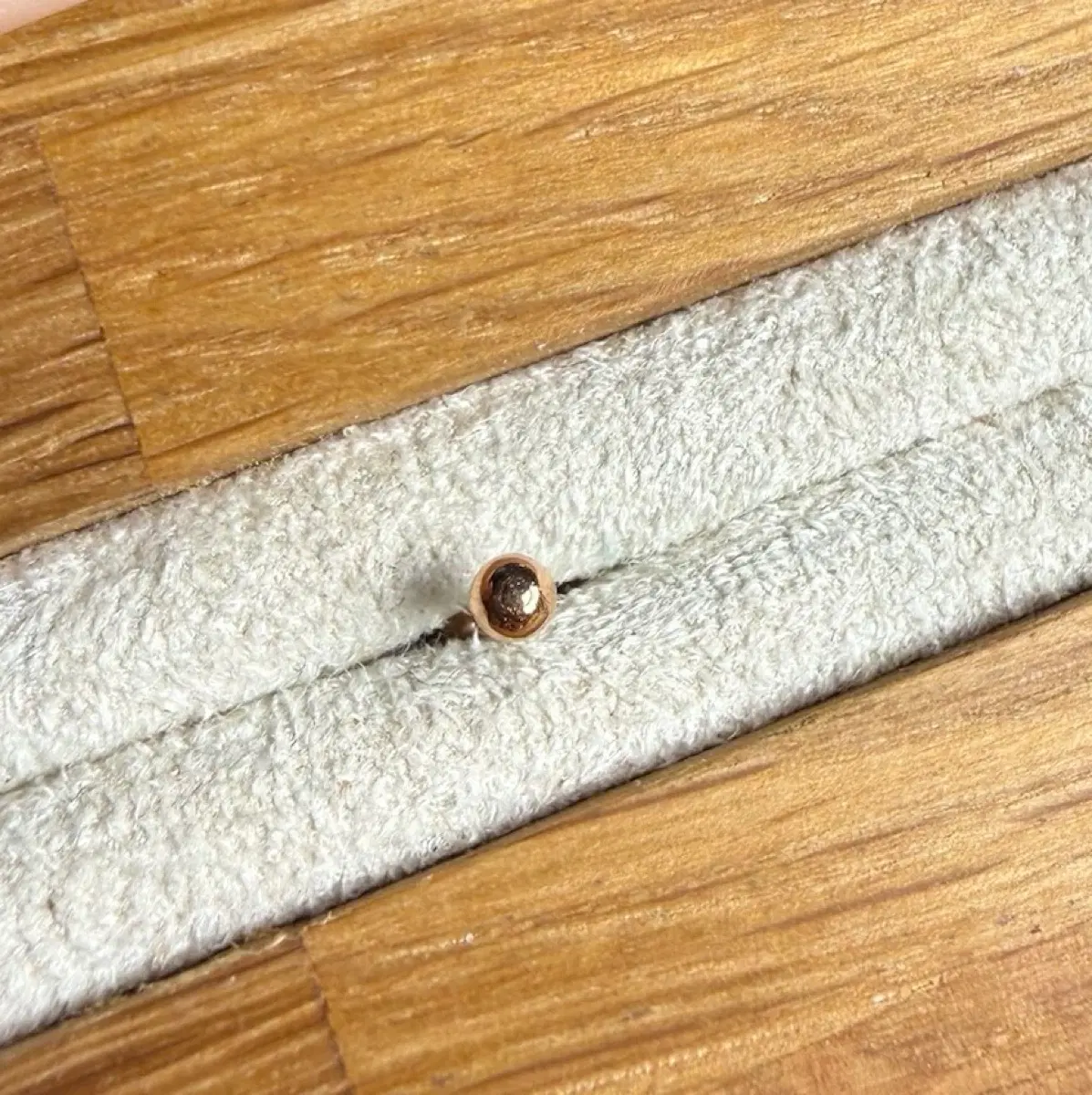 14k 로즈골드 2.5mm 볼 피어싱