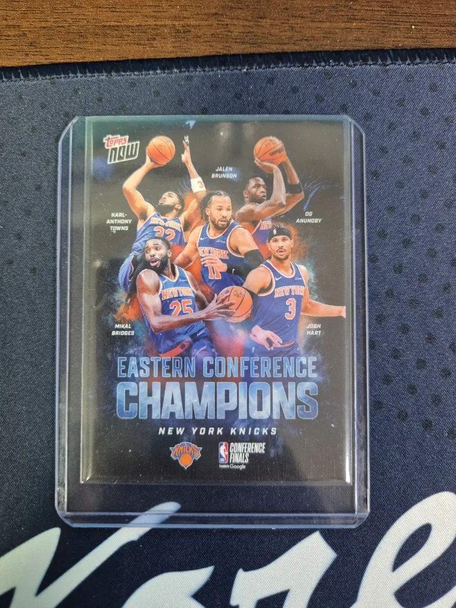 탑스 나우 NBA 동부 컨퍼런스 챔피언 뉴욕 닉스 팀 카드