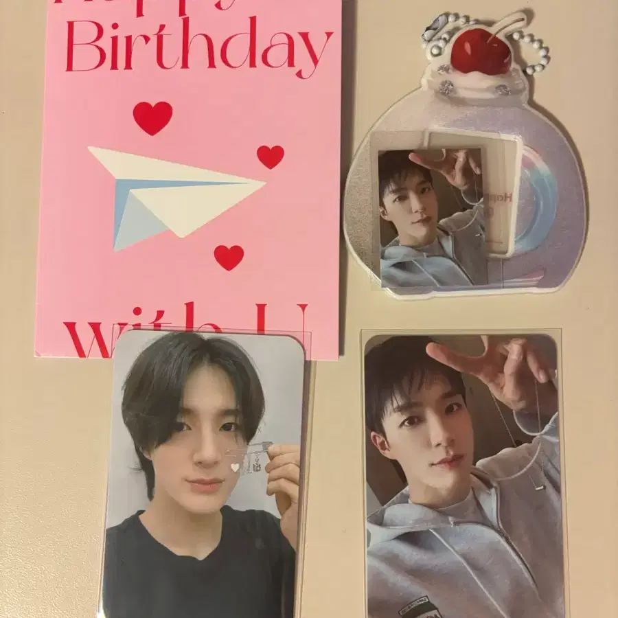 엔시티드림 제노 생일 카드 미니 케이크 홀더 세트 2023 2024