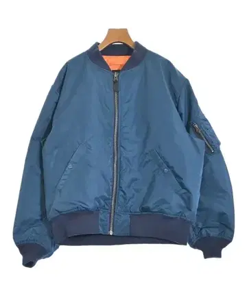 BEAMS 밀리터리 블루종 여성용