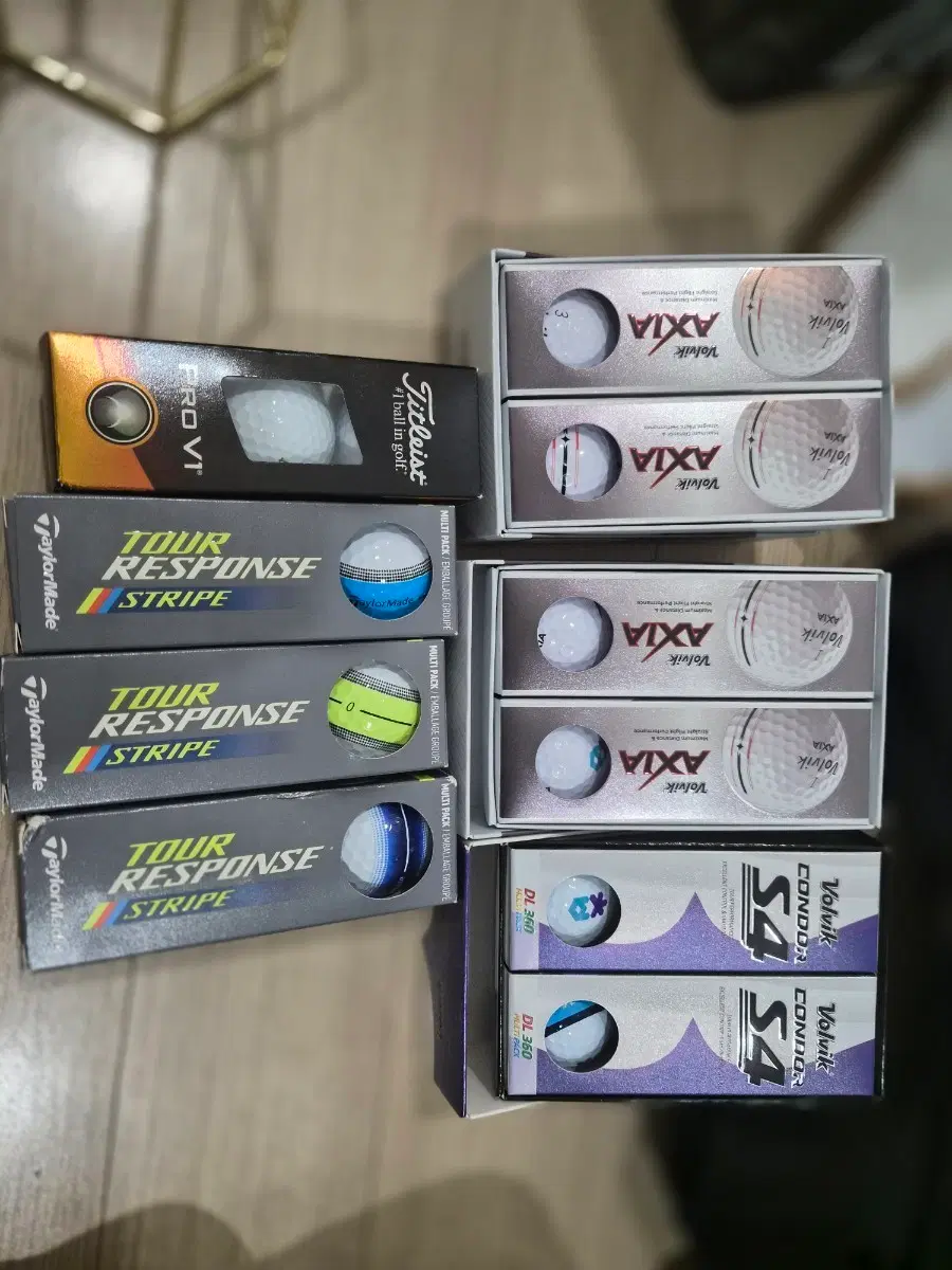 타이틀리스트 PROV1, 테일러메이드 TOUR RESPONSE 골프공
