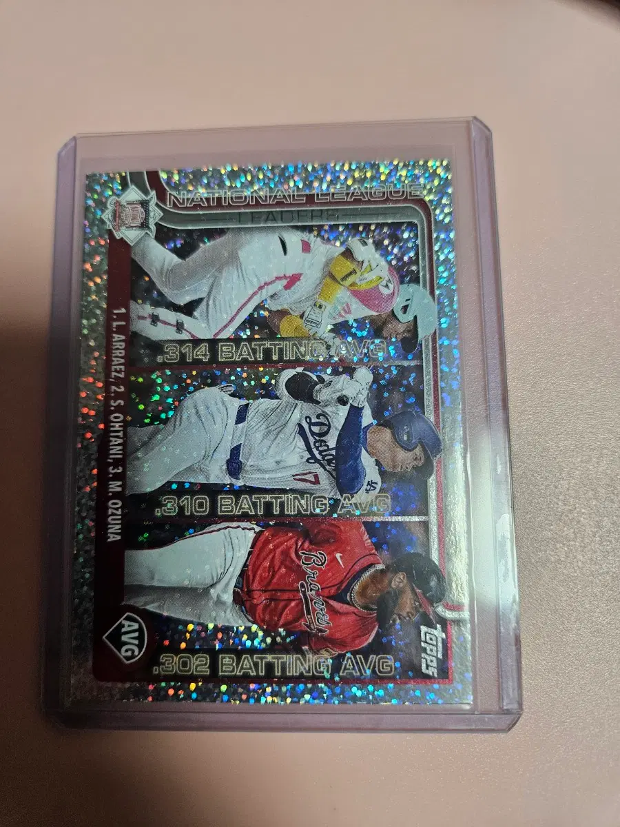 오타니 2025 Topps 타율리더 Foil카드