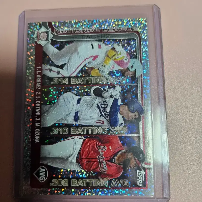 오타니 2025 Topps 타율리더 Foil카드
