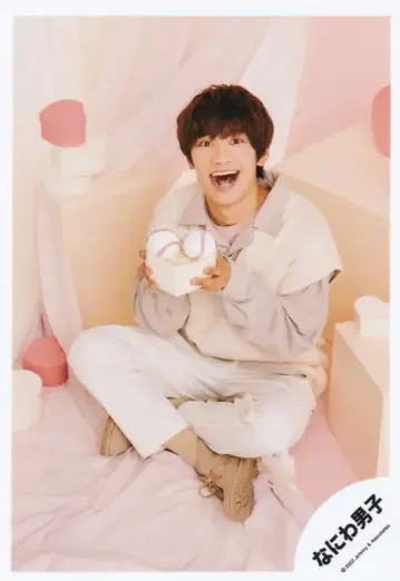 나니와단시 22년 Greeting Mini Photo Collection white day 2022 후지와라 죠이치로 공식 사진*1장