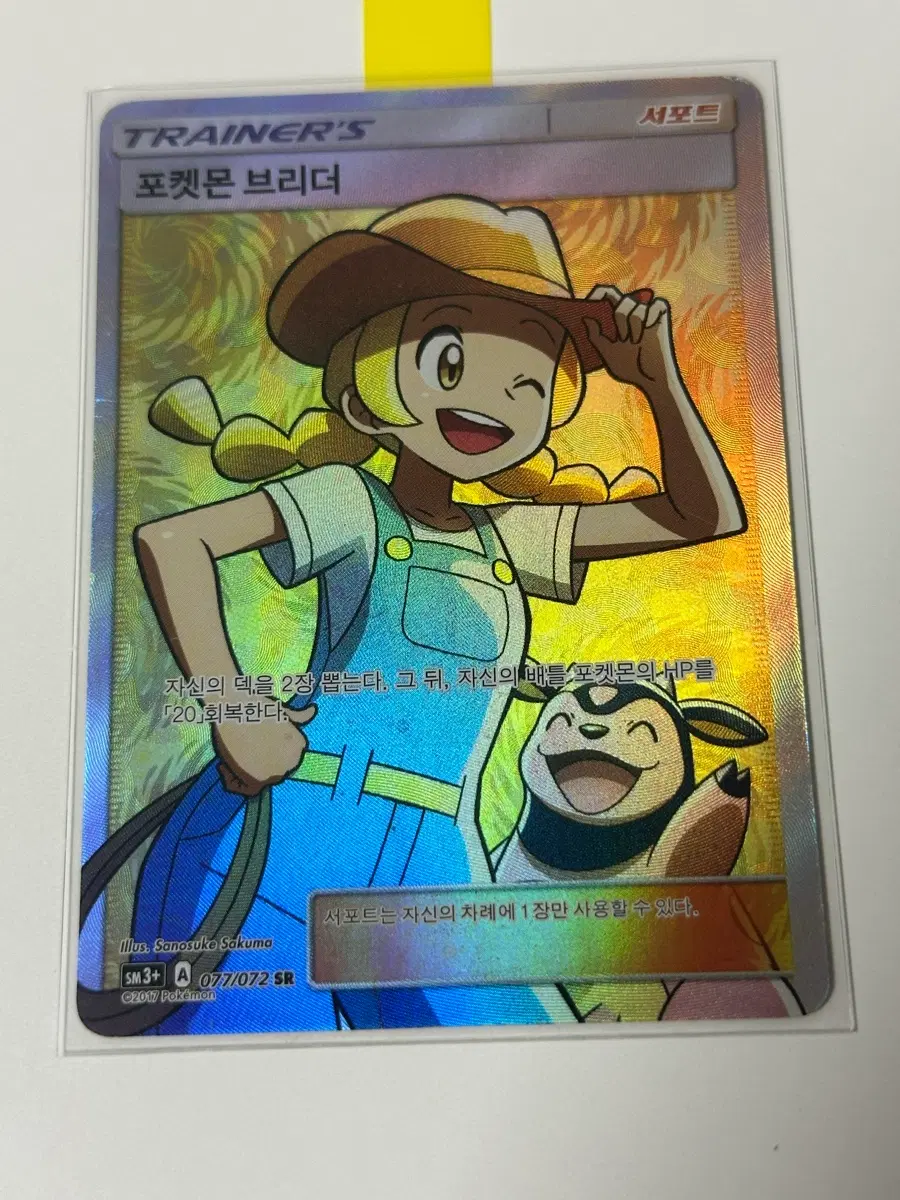 포켓몬카드 고대트레이너 포켓몬 브리더