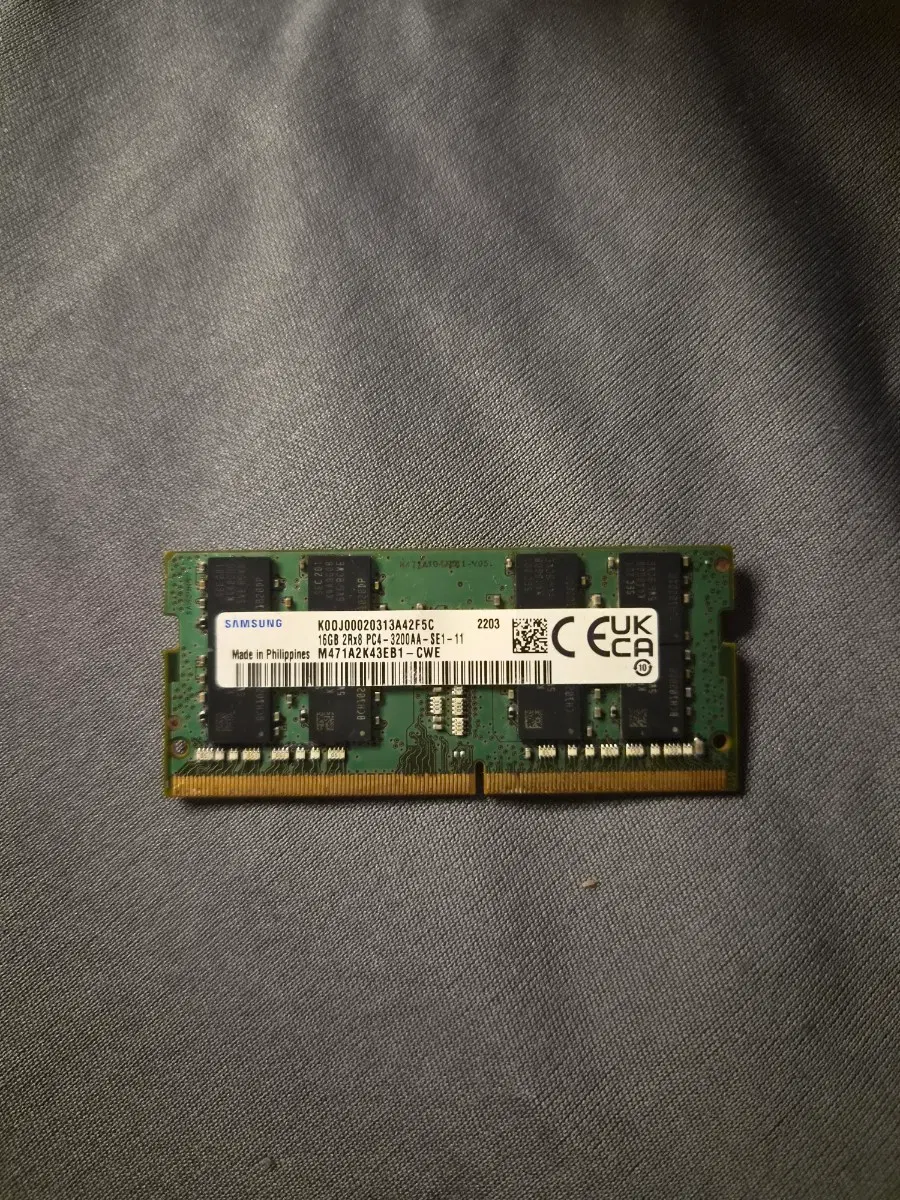 삼성 16GB 2rx8 PC4-3200AA 램